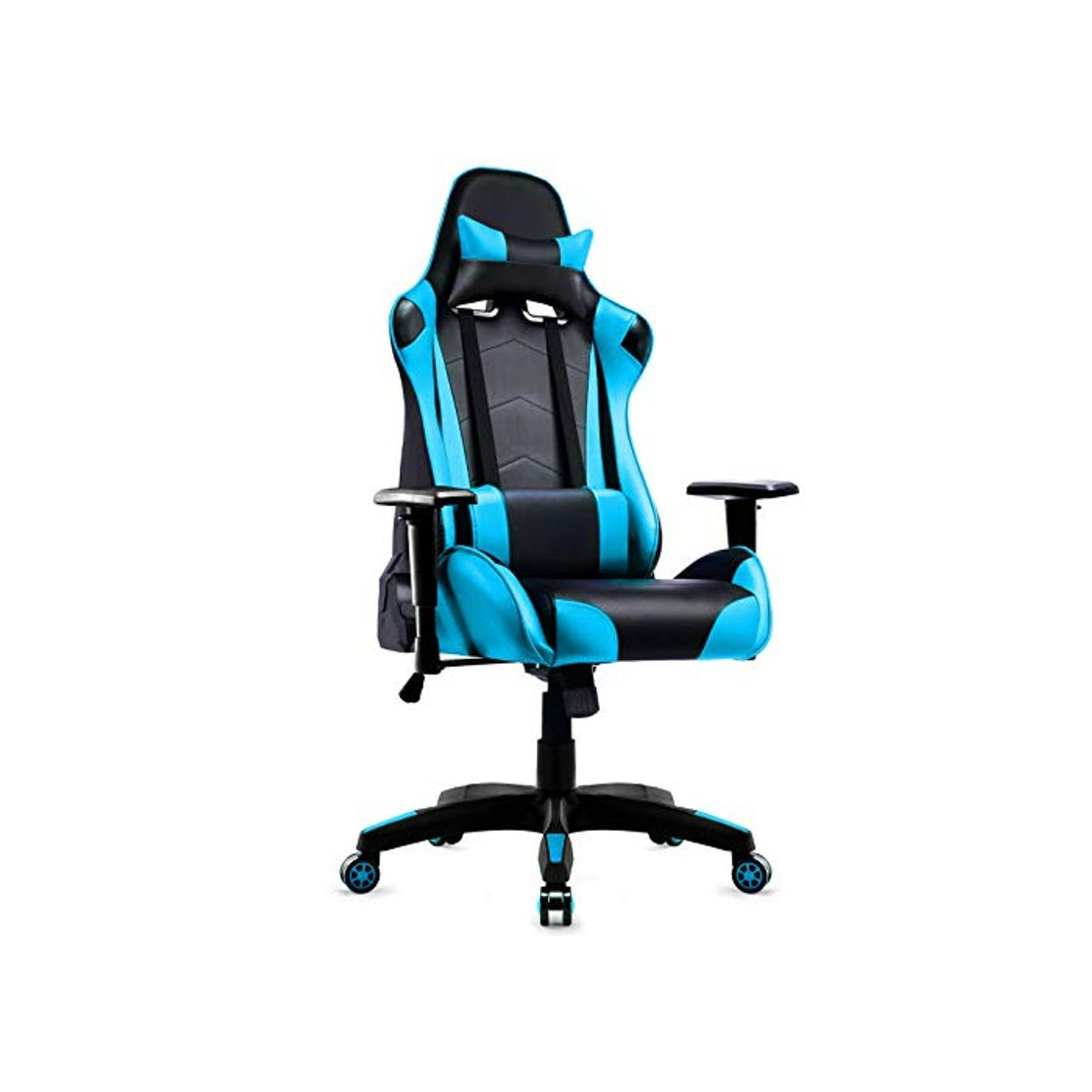Social Racing Silla, IntimaTe WM Heart Silla Ergonómica, Silla con Reposacabeza Apoyo y
