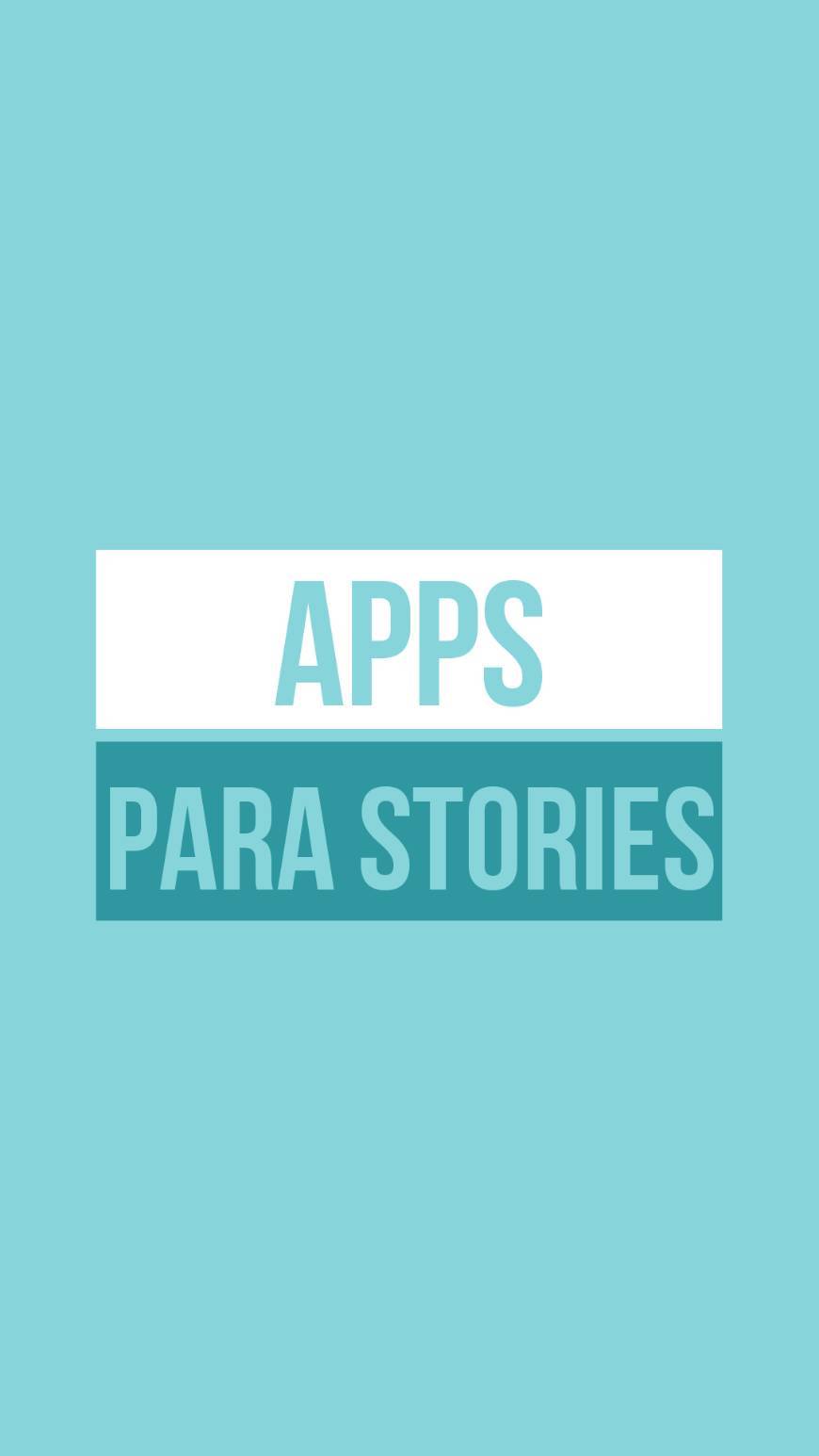 Moda APPS PARA STORIES