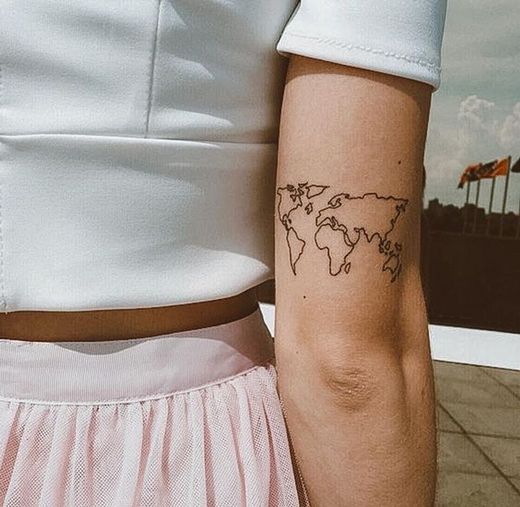 Tatuagem para quem ama viajar 
