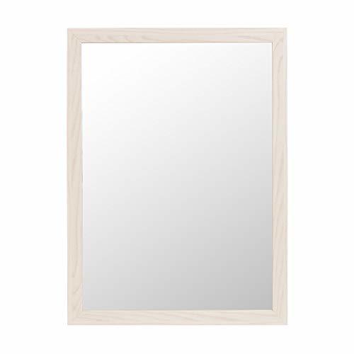 Social Espejo de Pared nórdico Blanco de Madera MDF para decoración de 56