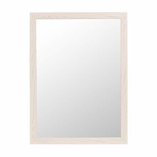 Espejo de Pared nórdico Blanco de Madera MDF para decoración de 56