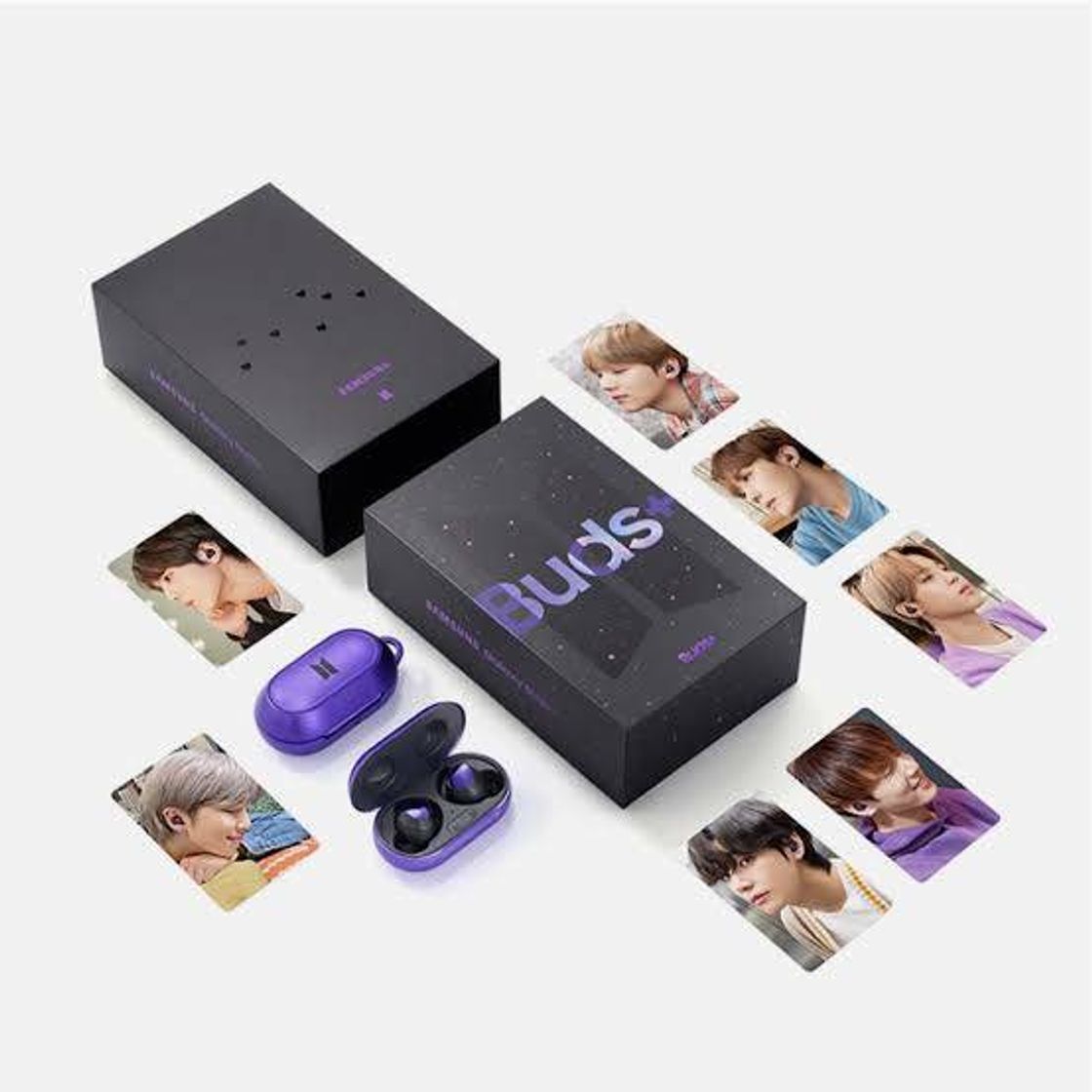 Moda Galaxy buds+ bts versão. 