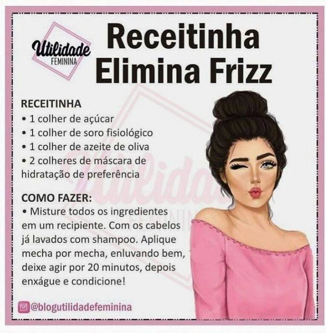 Fashion Dica pra acabar com os frizz