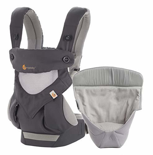 Social Ergobaby Mochila Portabebé Ergonómica con Cojín para Recién Nacidos