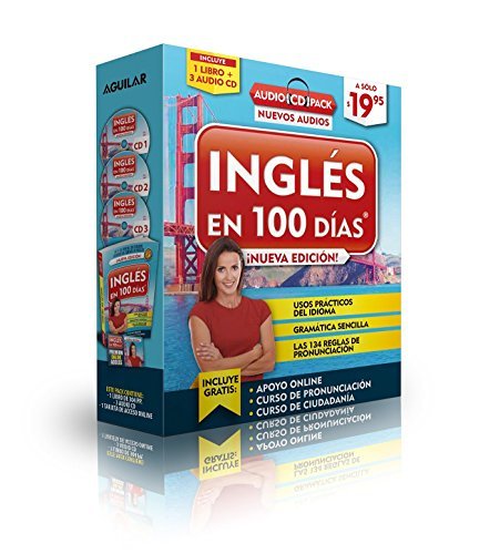 Book Inglés En 100 Días - Curso de Inglés - Audio Pack (Libro