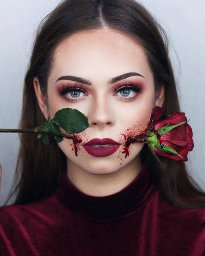 Red Rose Through The Face