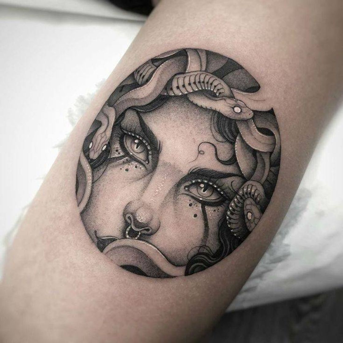 Moda Tatuagem Medusa 