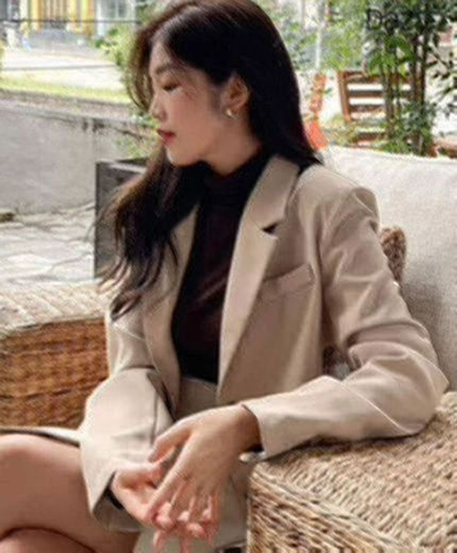 Social Blazer bege elegante