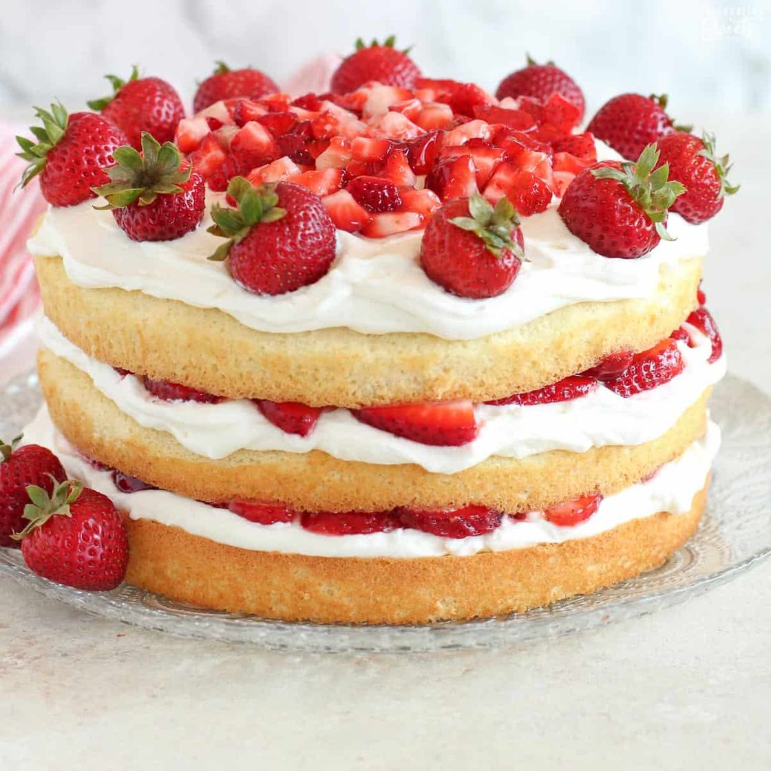 Fashion Strawberry cake