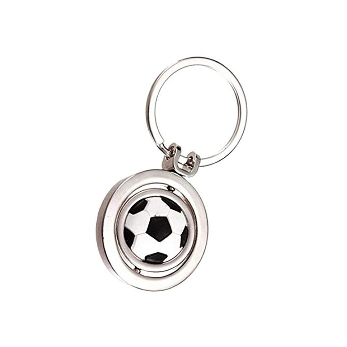 Products JLZK 3D Futebol Esportes Girando Carro Chaveiro Chaveiro Chaveiro Chaveiro Auto Chaveiro