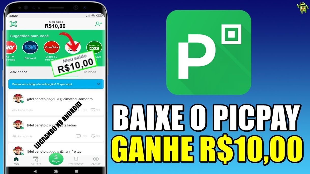 Fashion Baixando app e usando meu codigo voce ganhara 10 reais.