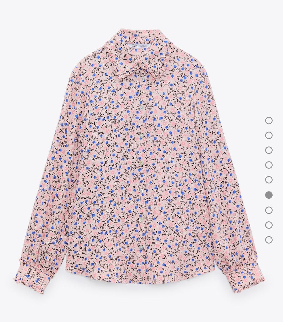 Moda MINI FLORAL PRINT SHIRT