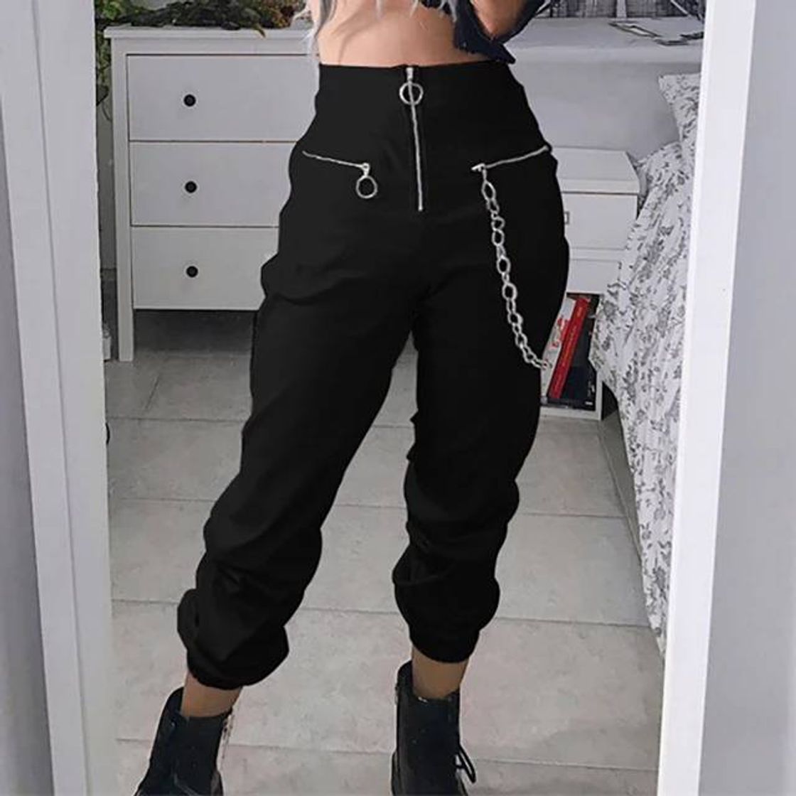 Fashion Calça goth