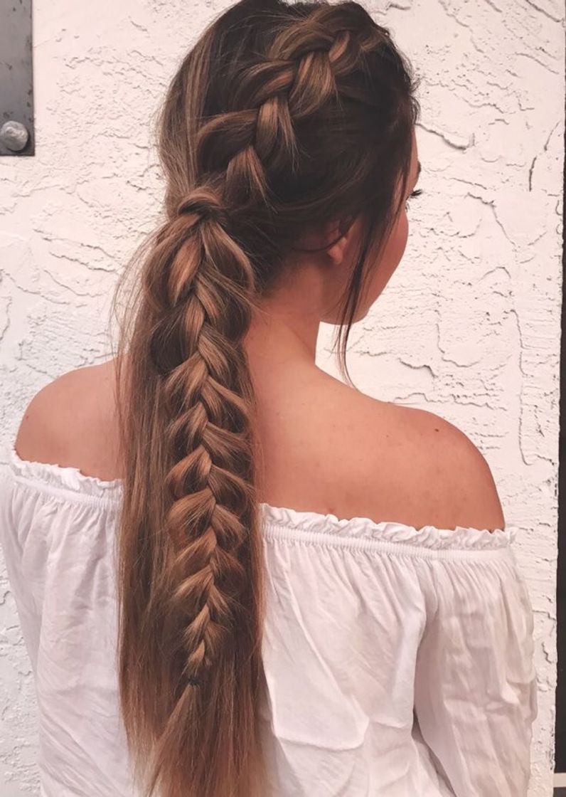 Moda Penteado com trança