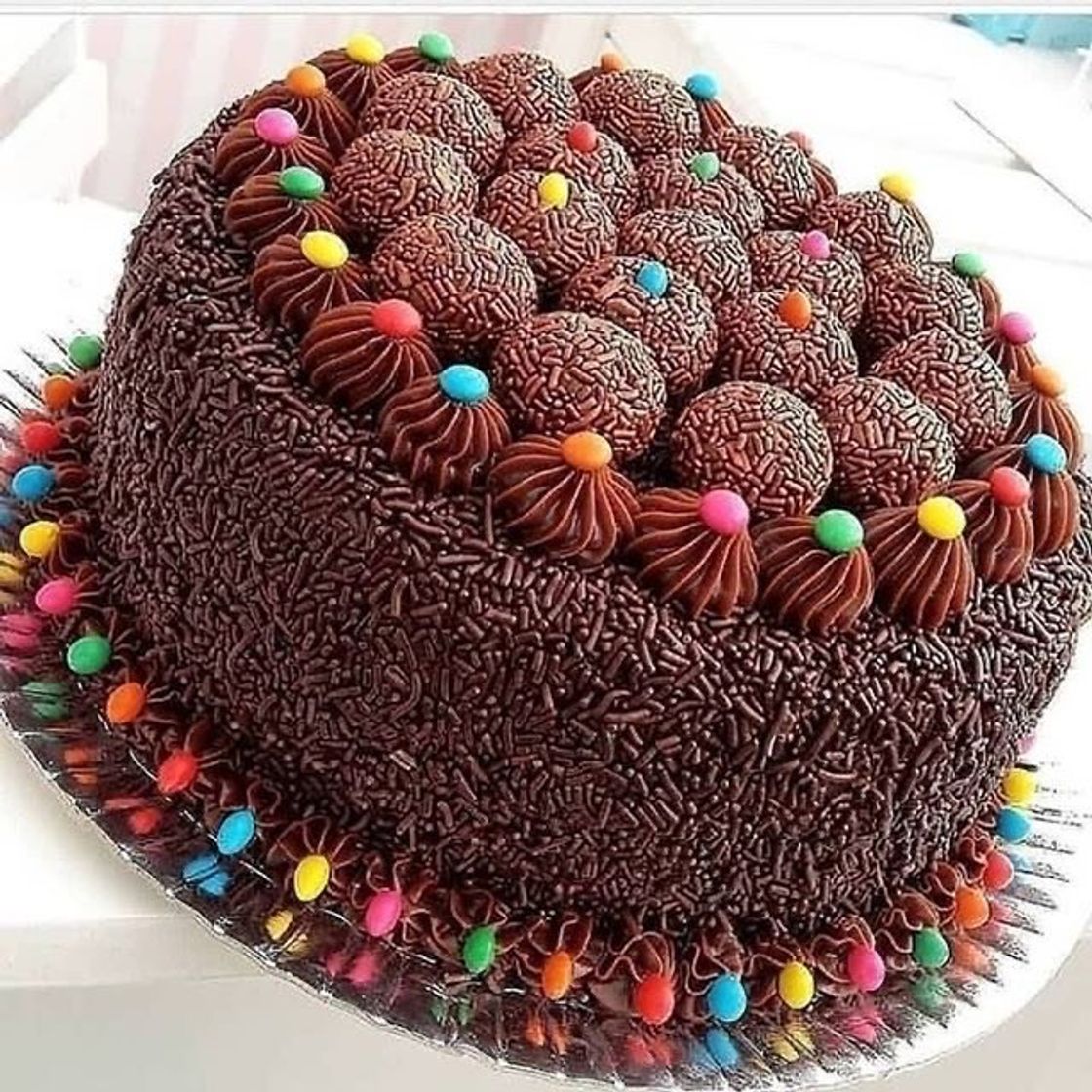 Moda Bolo de brigadeiro