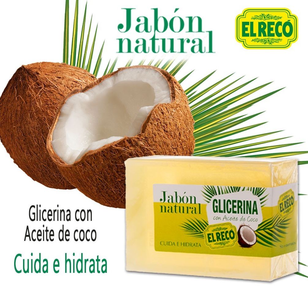 Fashion JABÓN NATURAL GLICERINA CON ACEITE DE COCO – El Recó