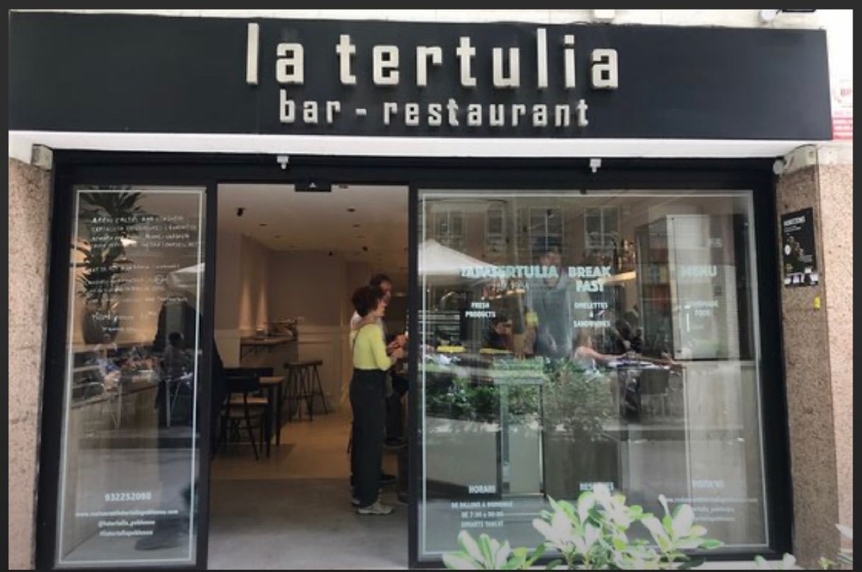 Restaurants La Tertúlia, bar restaurant