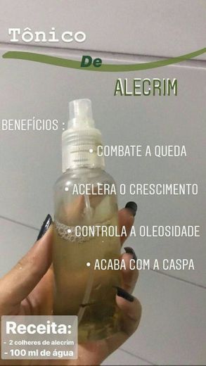 Tônico de alecrim 