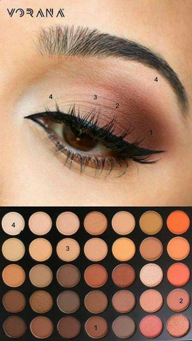 Moda Make-up marrom neutra