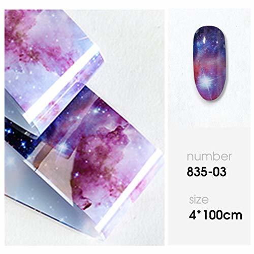 Product LLMTF 10 Colours Nail Art Star Transfer Paper Rainbow Sky Japanese Style