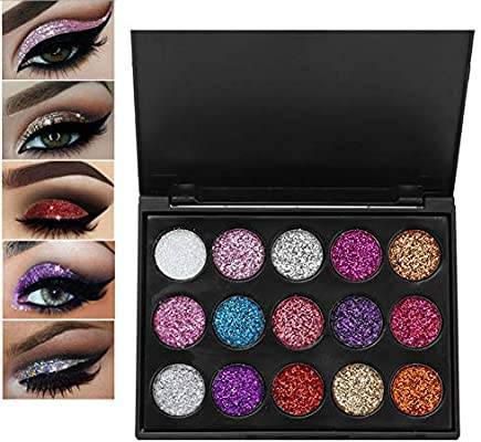 15 Colores Paleta de sombra de ojos a prueba de agua