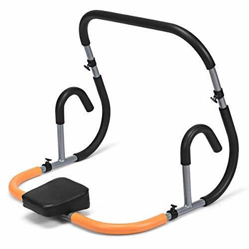 COSTWAY Aparato para Abdominales Entrenador Abdominal Muscular Entrenamiento con Cojín Ideal para