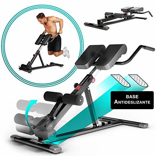 Place Sportstech BRT150 Entrenador de espalda y abdomen 6en1; ergonómico y ajustable; sistema