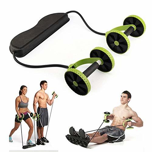 Productos Jadeyuan Abs Abdominal Rueda de Ejercicio Gimnasio Máquina de Aptitud Fuerza Corporal