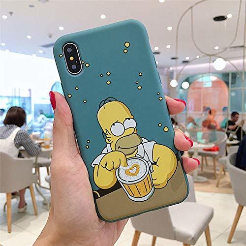 Producto JLFDHR Funda para teléfono Cartoon Homer J