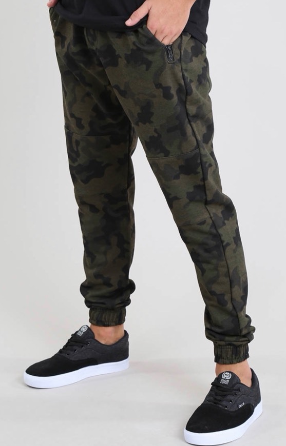 Calça Moletom Camuflada  