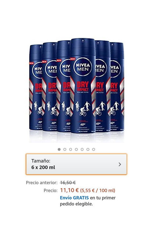 NIVEA MEN Dry Impact Spray