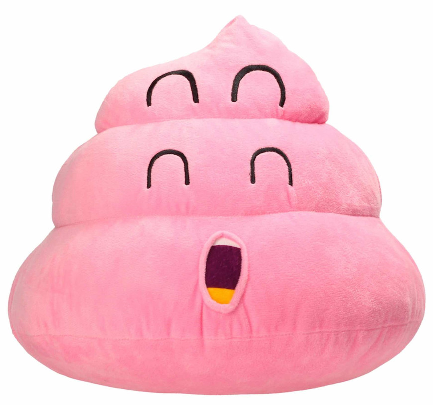 Social COJIN 32 CM. CACA ROSA