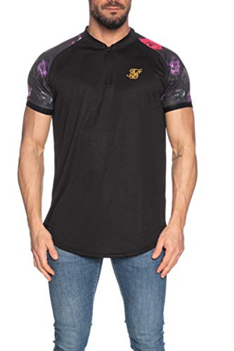 Fashion Sik Silk Interlock - Camiseta de béisbol