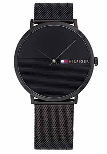 Social Tommy Hilfiger Reloj Analógico para Hombre de Cuarzo con Correa en Acero