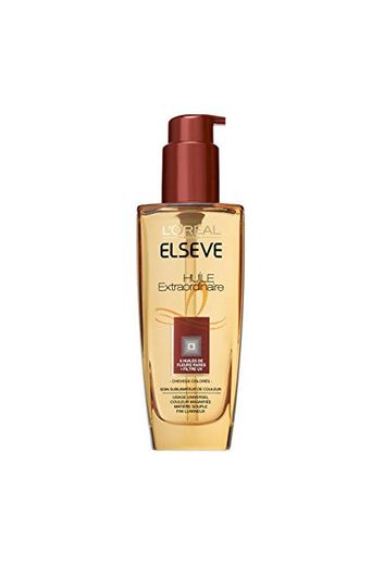 L 'Oréal Paris elsève L aceite Extraordinaire Nutrition Cabellos Teñidos 100 ml