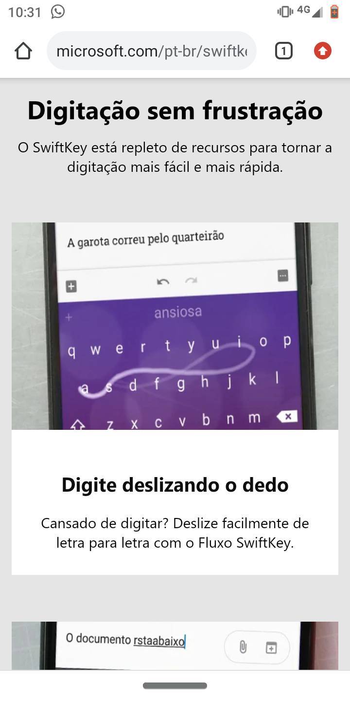 Teclado swiftkey