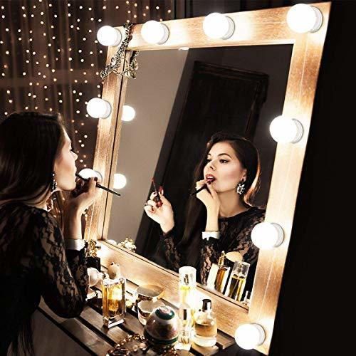 Social TechSmile Hollywood Style - Juego de luces LED con espejo de vanidad