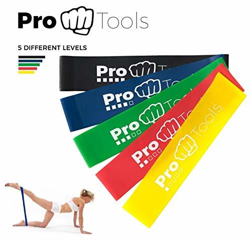 Producto ProTools Resistance Bands | Set Of 5 Loop Bands Made Of Natural