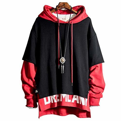 Lugar XIAOYAO Hombre Sudadera con Capucha Deportiva Manga Larga Hoodie Camisa de Entrenamiento