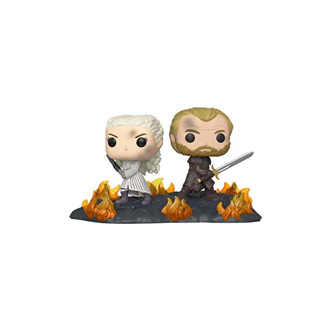 Game Funko Pop Moment: Game of Thrones-Daenerys & Jorah B2B w/Swords Figura Coleccionable,