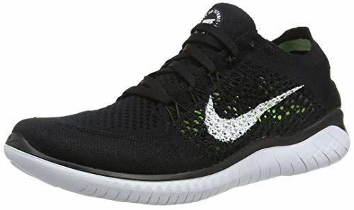 Nike Free RN Flyknit 2018, Zapatillas de Running para Mujer, Negro