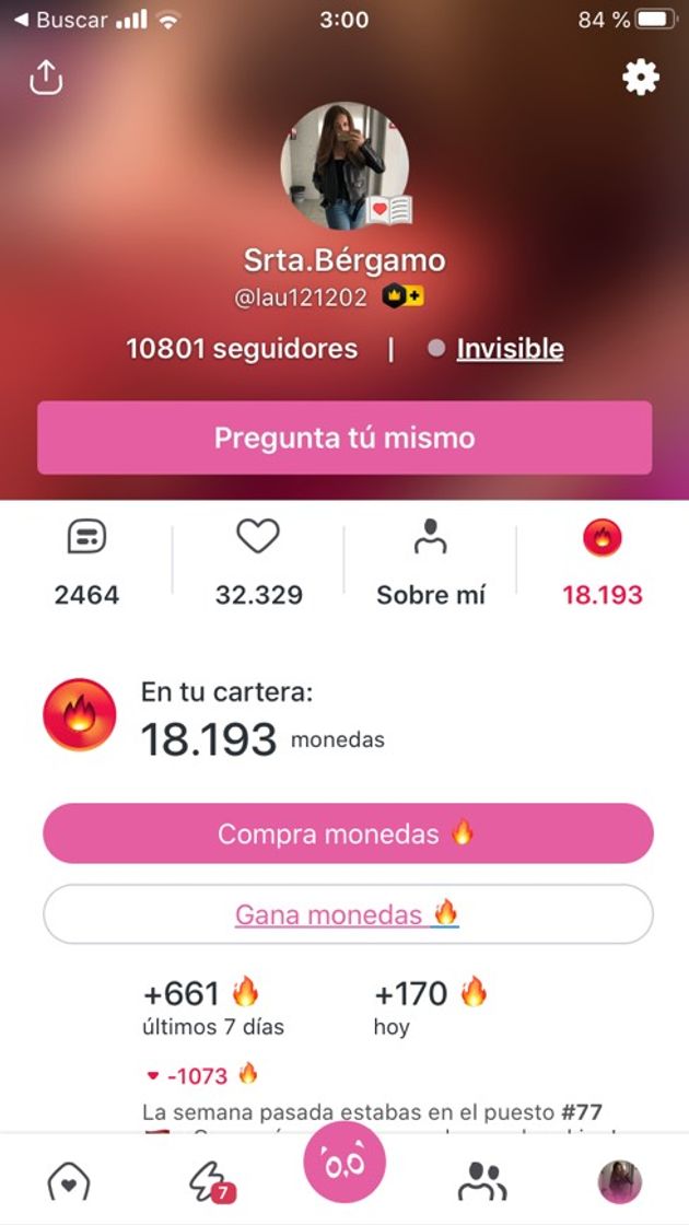 App Srta.Bérgamo (@lau121202) — 2444 answers, 32303 likes | ASKfm