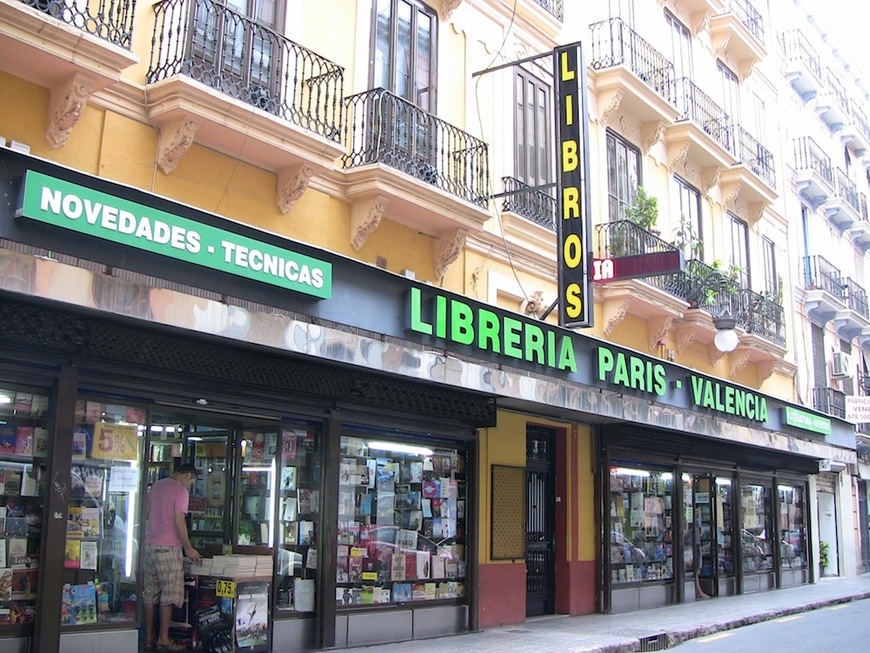 Lugares Librerías París Valencia