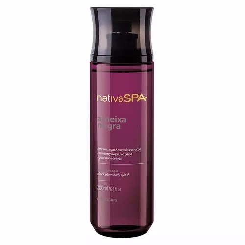 Productos Splash Nativa spa Ameixa Negra O Boticário 