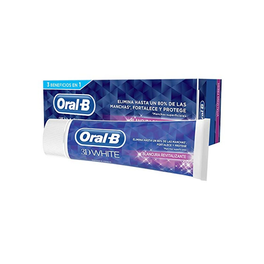 Social Oral-B 3D White Blancura Revitalizante Pasta Dentífrica