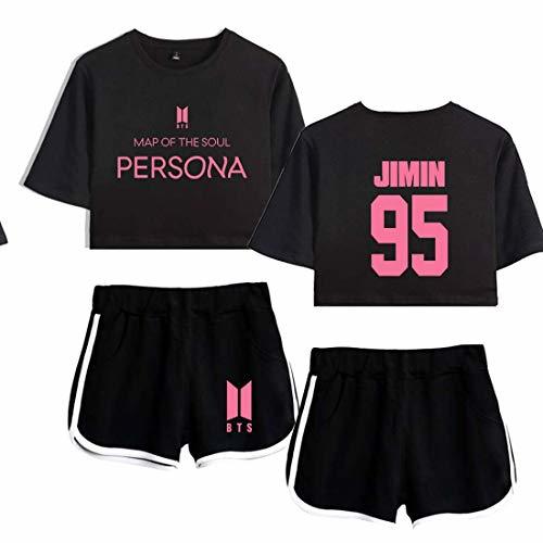 Productos Flyself KPOP BTS Camiseta y Pantalones Set Bangtan Boys BTS Map of