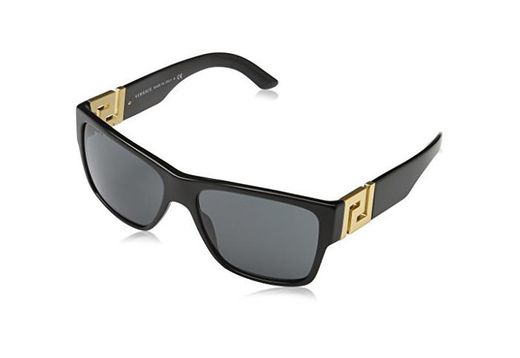 Versace 0Ve4296, Gafas de Sol para Hombre, Negro