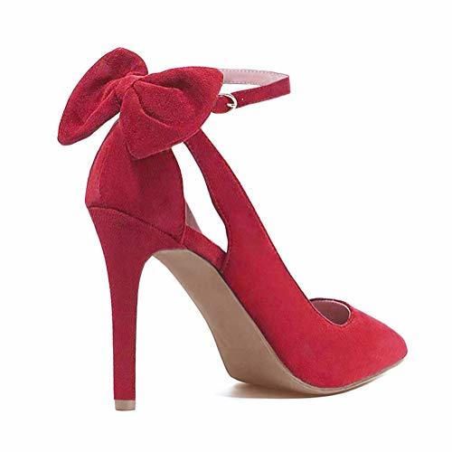 Tomwell Sandalias Mujer Arco Tacón Alto Zapatos Apuntado Zapatos Boda Fiesta Zapatos