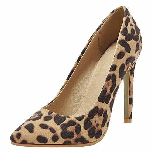 Lydee Mujer Zapatos Basic Pumps Slip On Tacones de Aguja Elegant Office