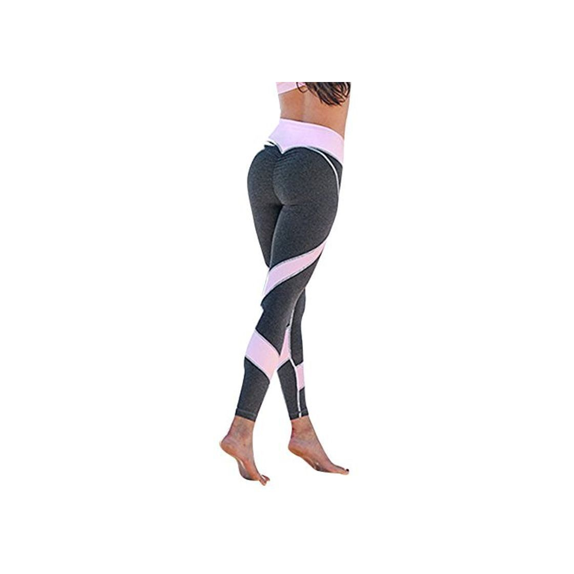 Producto VPASS Mujer Pantalones,Elásticos Arbol Impresión Pantalones de Yoga Mujer Fitness Mallas Gym